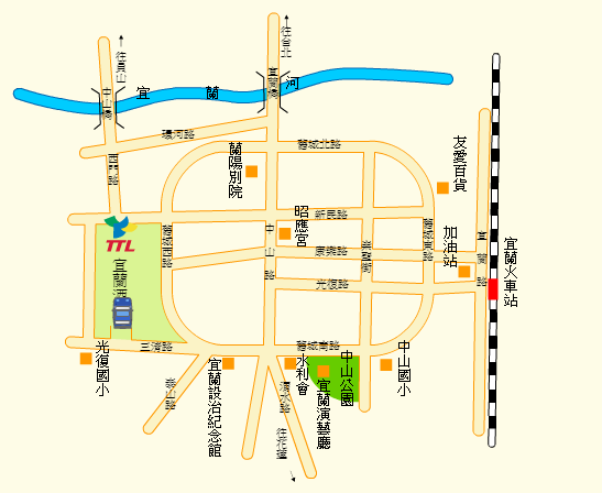 宜蘭酒廠交通地圖